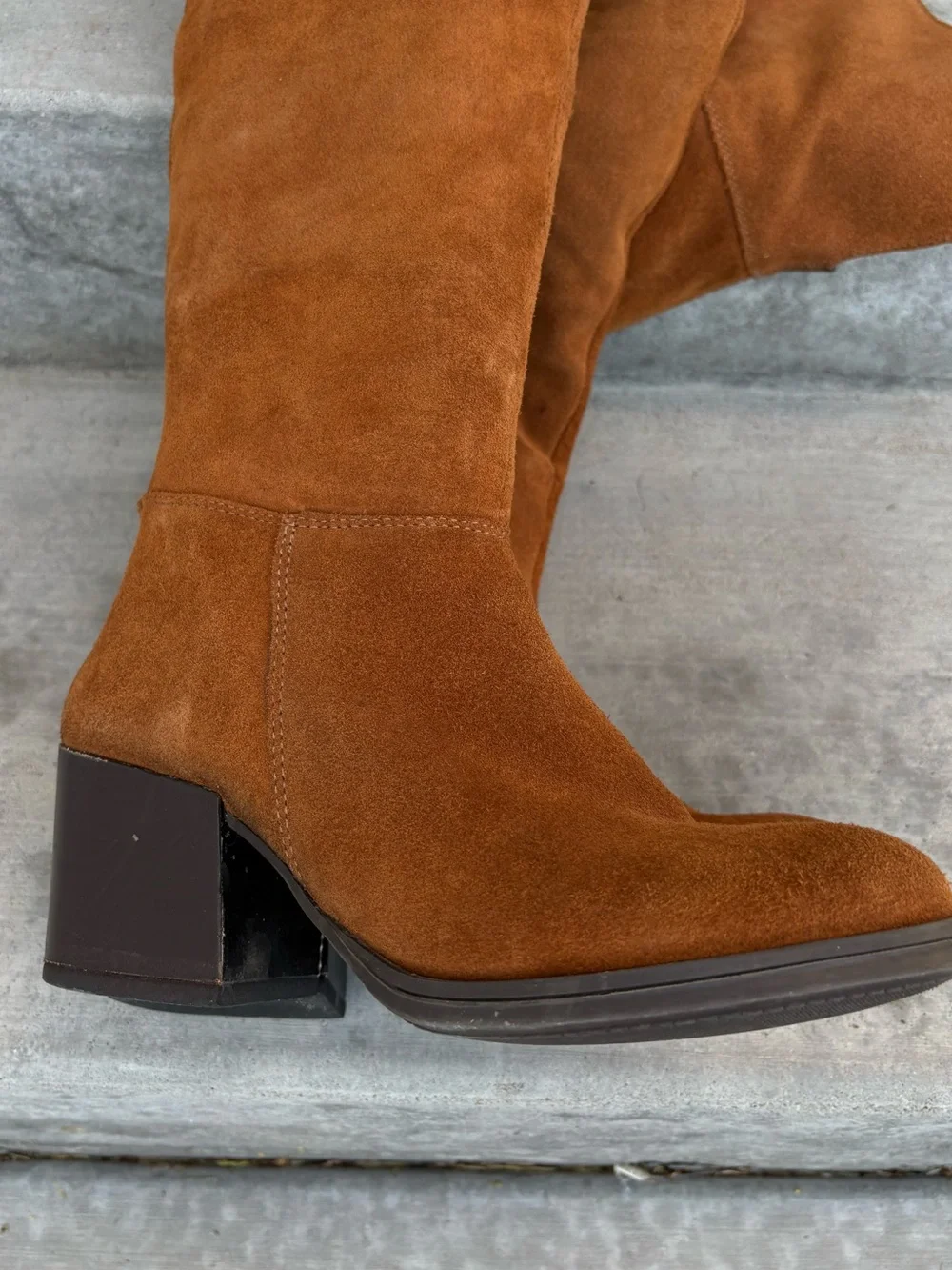 Steve Madden Orabella Genuine Suede Over-the-knee Boots Size 7
